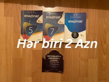 Digər kitablar və jurnallar: Qiymət üstündə yazılıb. İşlənməyib yenidi
