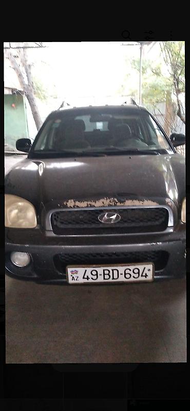 ilkin odəniş 2000 azn avtomobil: Hyundai Santa Fe: 2.7 l | Krossover — 1