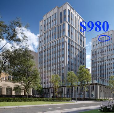 1 комнатная квартира 10000: 2 комнаты, 73 м², 18 этаж