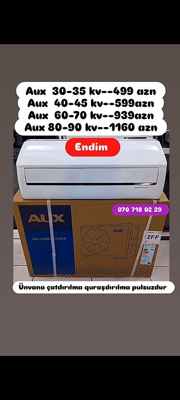 Digər aksesuarlar: Kondisaner anbardan satiş.Quraşdirilma pulsuz.30-35kv -490 azn.1-3 ilə — 3