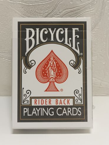 набор фишек для покера: Bicycle Standard Rider Back (Black Edition) – легендарная колода карт