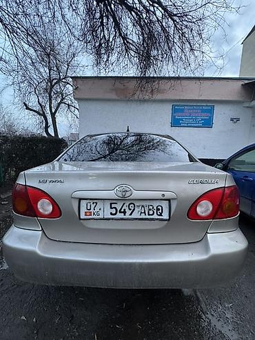 Toyota: Toyota Corolla: 2002 г., 1.8 л, Автомат, Бензин, Седан — 12