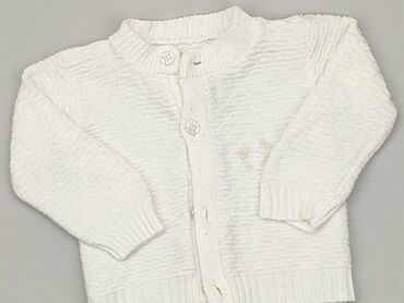 biały zimowy kombinezon dla niemowlaka: Cardigan, Newborn baby, condition - Fair