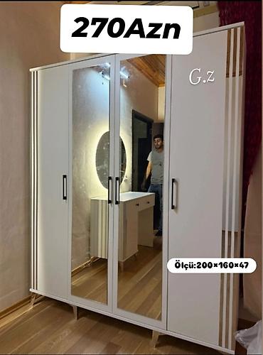 paltar asan mebel: *Dolab 4 qapılı ✨ 270Azn* ✔️İstehsal Rusiya Laminat 18/lik — 1
