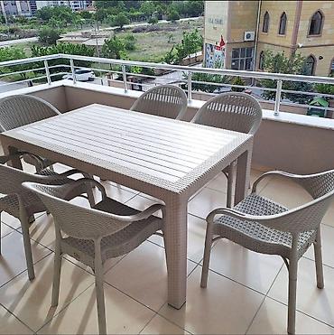 Bağ, çöl masa və oturacaq dəstləri: Yeni, Dördbucaq masa, 6 stul, Açılmayan, Skameykalar ilə, Plastik, Türkiyə -da lalafo.az — 15 Bağ, çöl masa və oturacaq dəstləri: Yeni, Dördbucaq masa, 6 stul, Açılmayan, Skameykalar ilə, Plastik, Türkiyə — 15