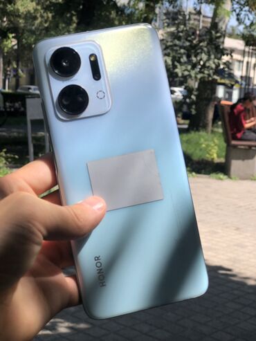хуавей п8: Honor X7a, Б/у, 128 ГБ, цвет - Голубой, 2 SIM