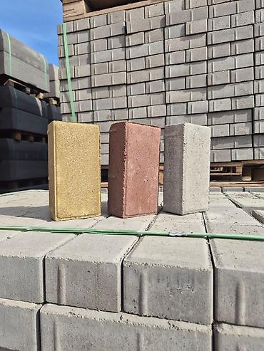 Брусчатка кирпич: Брусчатка кирпич, Для лестницы, Бетонная, Литая, Новый, Бесплатная доставка, Бесплатный выезд, Гарантия — 3