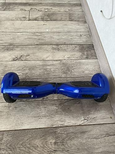 Giroskuterlər: Heçbir prablemi yoxdu. Mavi rəngli balans skuter (hoverboard) - — 2