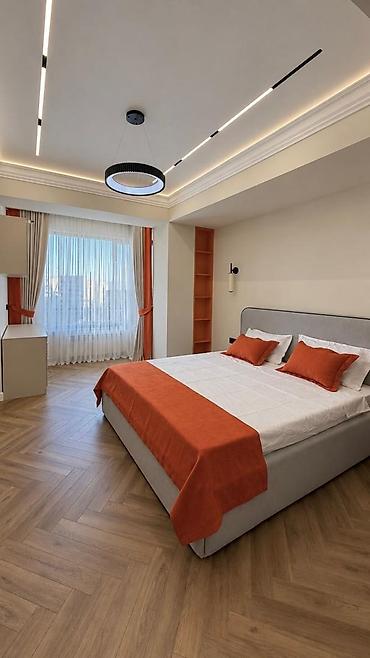 3 комнатная квартира ош: 3 комнаты, 90 м², Кок-Жар ж/м Элитка, 6 этаж, Дизайнерский ремонт — 10
