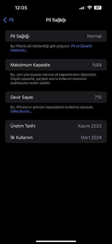 ref iphone satisi: IPhone 15 Plus, 128 GB, Black Titanium, Barmaq izi, Face ID, Simsiz şarj — 3
