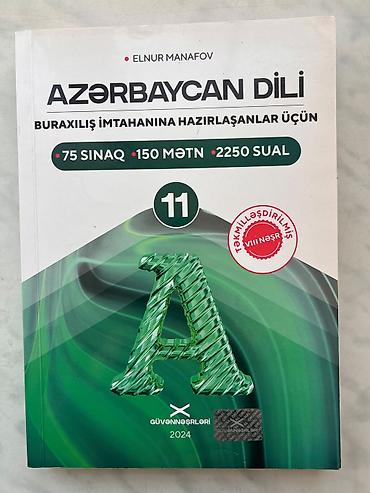 Azərbaycan dili 11-ci sinif, 2024 il, Pulsuz çatdırılma lalafo.az -da Azərbaycan dili 11-ci sinif, 2024 il, Pulsuz çatdırılma