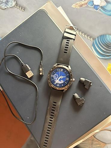 s2000 smart watch: Ağıllı qol saatı + çıxarıla bilən TWS qulaqlıqlar dəsti qiymətdə — 2