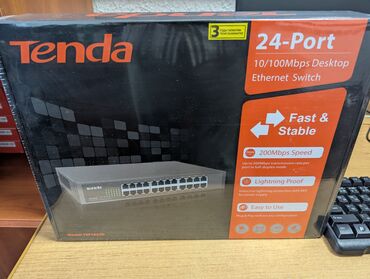 сетевой хаб 8 портов: Коммутаторы Tenda 24 порта и TPlink 16