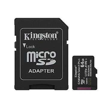 macbook canta: Kingston Canvas Select Plus Gen3 SDCS3/64GB 64GB microSDXC Yaddaş — 1