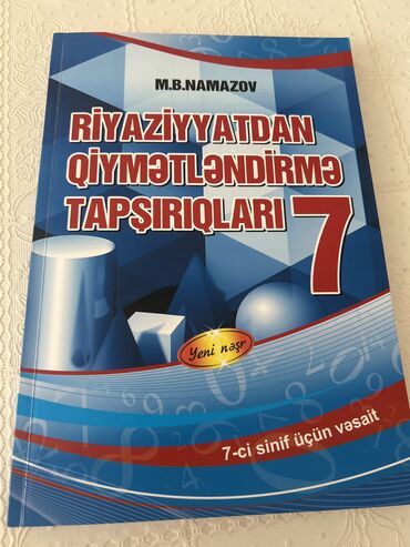 namazov 4 cu sinif: Namazov kitabi 7 sinif 2 gundur alınıb istifade olunmayib,içi