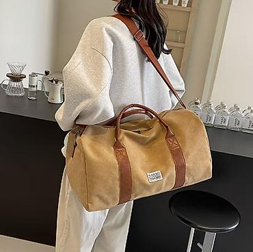 kipling monkey: Дорожная сумка-баул (duffle) из плотного канваса с контрастными — 5