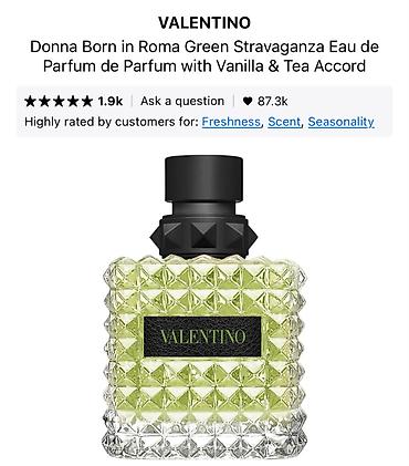 donna cavaletti: Valentino Donna Born in Roma Green Stravaganza. Bağlaması açılmayıb — 2
