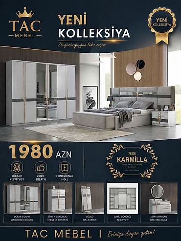 tac mebel: TAC MEBEL – Yeni Kolleksiya “KARMILLA” yataq dəsti Lüks dizayn və — 1