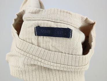 beżowy: T-shirt damski, rozmiar S — 4
