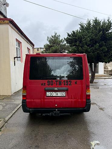ford transit 2001: Ford Transit yük mikroavtobusu - Korpus: qapalı furqon, qırmızı rəng — 1