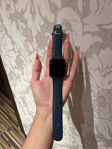 apple watch 7 41: İşlənmiş, Smart saat, Apple, Аnti-lost, rəng - Mavi