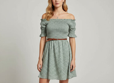 sukienki chabrowe dla puszystych: Cropp, Women`s dress, size S