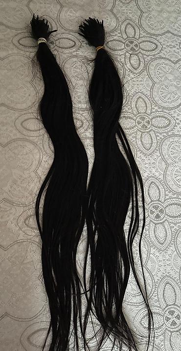 keratin e: Məhsul: təbii qara saç tutamları (iki ədəd) - Rəng: dərin qara - — 2