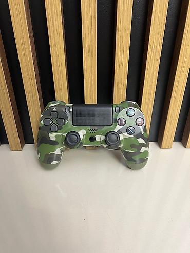 playstatio: Sony DualShock 4 simsiz oyun pultu – kamuflyaj (Green Camo) dizaynı - — 1