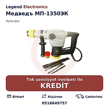 kreditle drel: Elan başlığı: Perforator Медведъ МП-1350ЭК Elan mətni: Perforator — 1