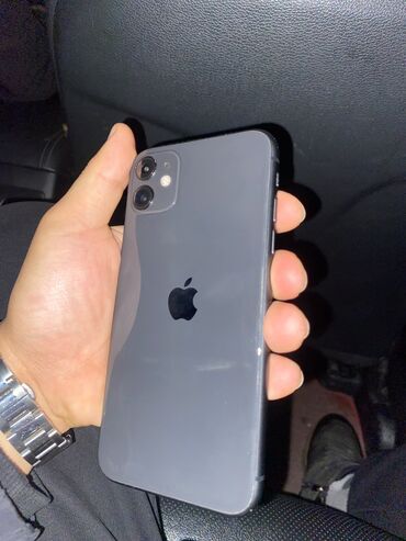 мобильные телефоны айфон 7: IPhone 11, Б/у, Black Titanium, Зарядное устройство, Чехол, Коробка, 81 %