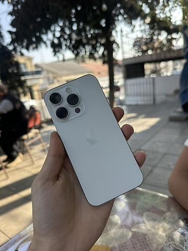 iphone gence: IPhone 15 Pro Max, 128 GB, Gümüşü, Face ID — 1