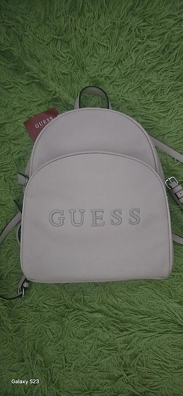 mk torbe prodaja: GUESS nov ženski ranac – beź boje - Model: GUESS Los Angeles - — 1