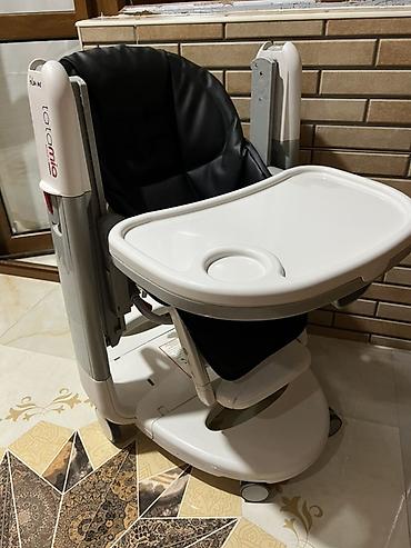 Təpəpər uşaq yemək stulu satılır. Şəkildə görünən model rahat və