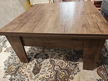 bağ stolları: Kvadrat masa, Açılan, Təkərsiz, Teksturalı laminat, Ünvandan götürmə — 1
