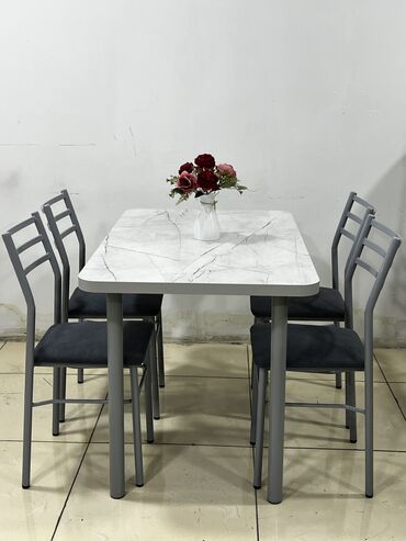 Кухонные столы и стулья: Кухонный стол и стул, Новый — 5