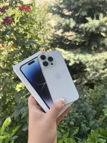 айфон х бу бишкек: IPhone 14 Pro, Колдонулган, 256 ГБ, Ак, Куту, 82 %