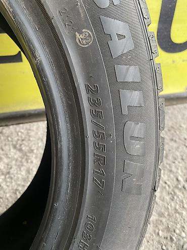 Шины 235 / 55 / R 17, Зима, Б/у, Комплект, Легковые, Китай, Sailun