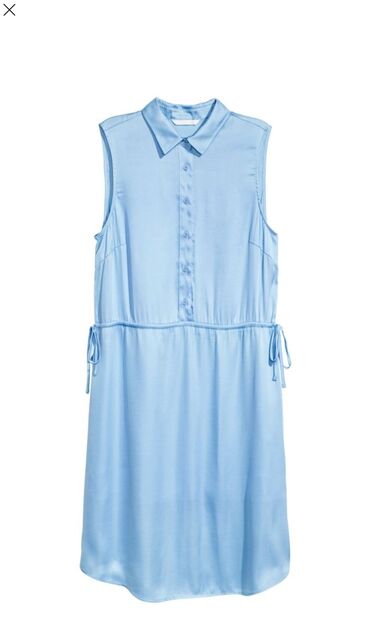 psz xl: H&M XL (EU 42), color - Light blue, Oversize, Without sleeves