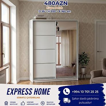 Yeni, 2 qapılı, Güzgülü, Kupe, Düz dolab lalafo.az -da Yeni, 2 qapılı, Güzgülü, Kupe, Düz dolab