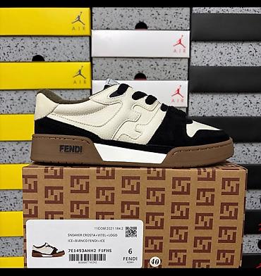 nova revolution: Fendi unisex patike – model Sneaker Crosta + Vitel + Logo - Boje — 1