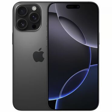 iphone 7 plus qiymet: IPhone 16 Pro Max, 256 GB, Qara
