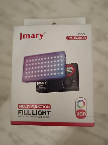 3 kameralı videoregistrator: Jmary FM-180RGB – portativ RGB video işıq Xüsusiyyətlər: Jmary — 1