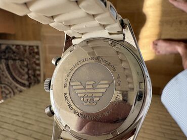 брендовые кошельки: Классикалык сааттар саат, Armani, Титан, Италия, Асыл нуска, Эркектердики, Колдонулган