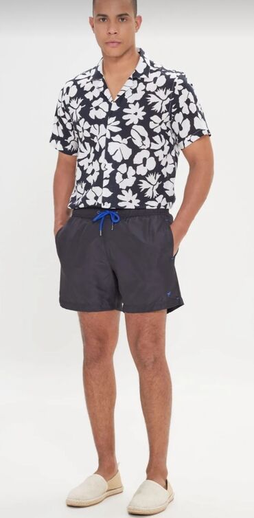 Köynəklər: Şort, Massimo Dutti, M (EU 38), rəng - Göy