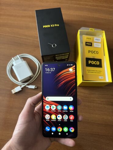 Poco: Poco X3 Pro, 256 GB, rəng - Gümüşü, Zəmanət, Sensor, Sənədlərlə