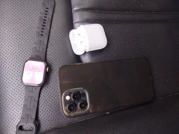 айфон 12про махс: IPhone 12 Pro Max, Черный, Наушники