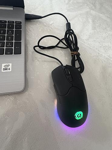 USB naqilli oyun siçanı - RGB işıqlandırma: alt hissədə dairəvi logo