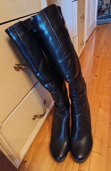 Botinka və botilyonlar: Ölçü: 40, rəng - Qara, İşlənmiş — 2