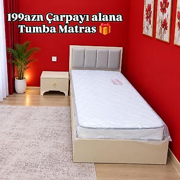 Tək nəfərlik çarpayı dəsti - Rəng: bej korpus, boz yumşaq başlıq - lalafo.az -da Tək nəfərlik çarpayı dəsti - Rəng: bej korpus, boz yumşaq başlıq -