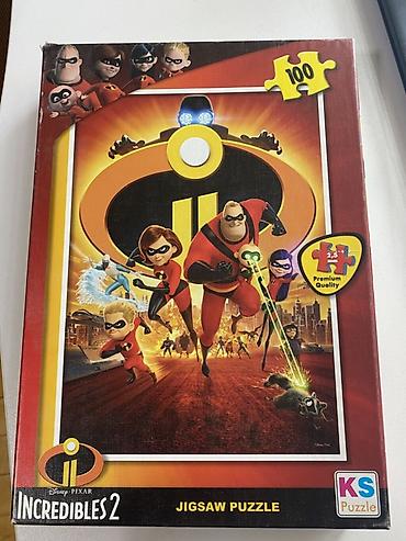Развивающие игрушки: Disney Pixar “Incredibles 2” pazlı – KS Puzzle - 100 parçalı jigsaw — 1